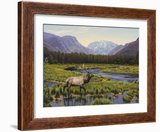 Meadows of Grand Lake, Colorado-John Zaccheo-Framed Giclee Print