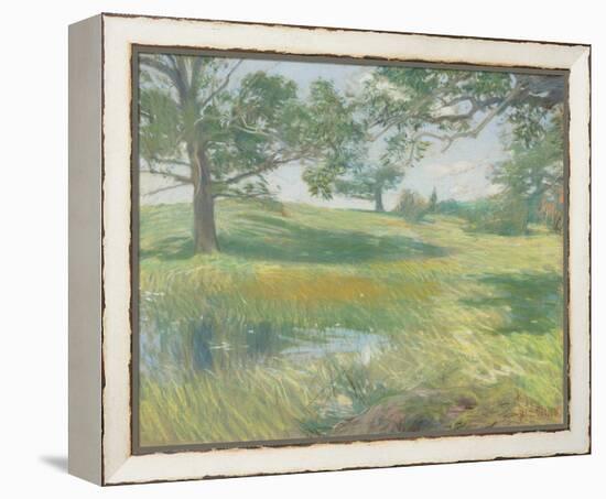 Meadows-Frederick Childe Hassam-Framed Stretched Canvas