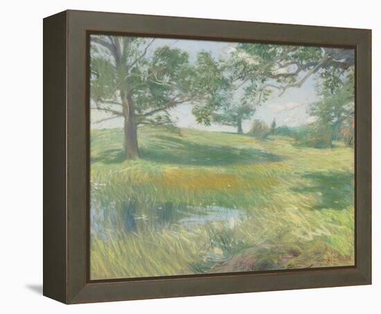 Meadows-Frederick Childe Hassam-Framed Stretched Canvas