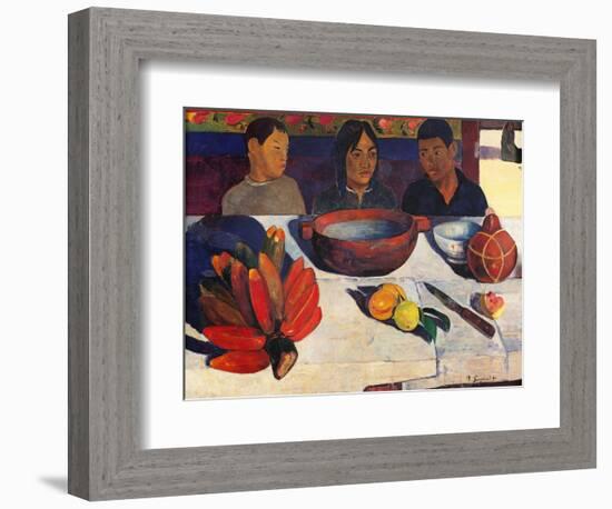 Meal, Bananas-Paul Gauguin-Framed Art Print