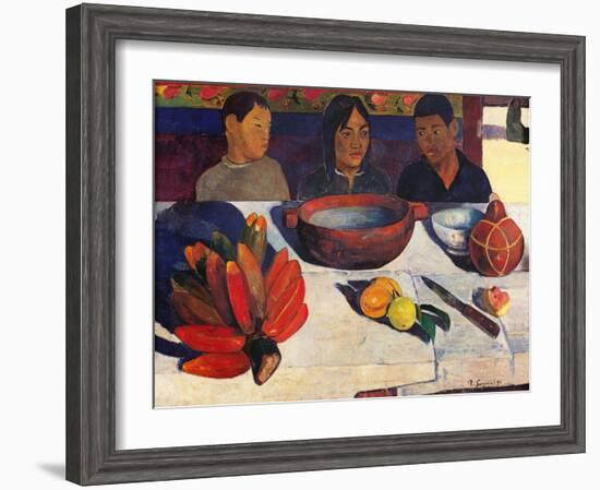 Meal, Bananas-Paul Gauguin-Framed Art Print