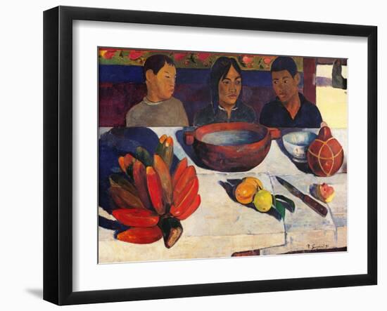 Meal, Bananas-Paul Gauguin-Framed Art Print