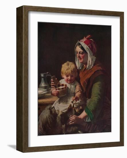 'Meal Time', c1850, (c1915)-John Phillip-Framed Giclee Print