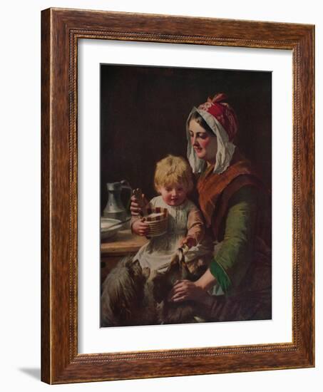 'Meal Time', c1850, (c1915)-John Phillip-Framed Giclee Print
