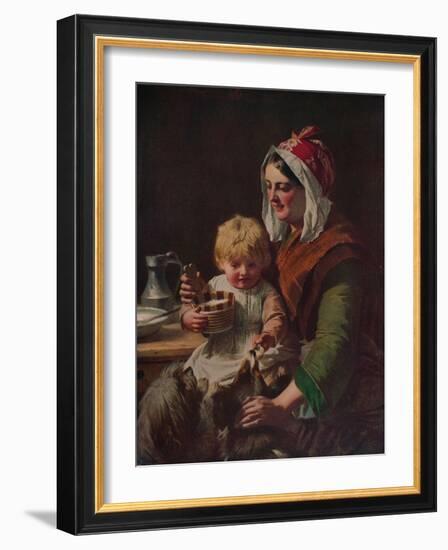 'Meal Time', c1850, (c1915)-John Phillip-Framed Giclee Print