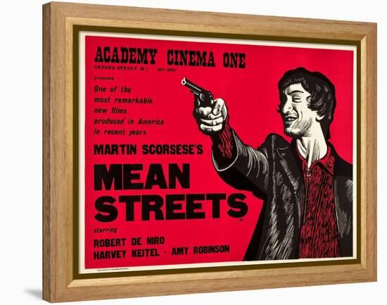 Mean Streets-null-Framed Stretched Canvas