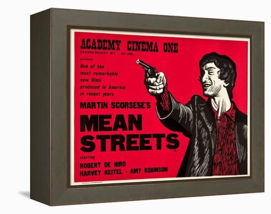 Mean Streets-null-Framed Stretched Canvas