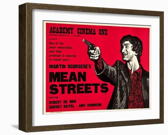 Mean Streets-null-Framed Art Print