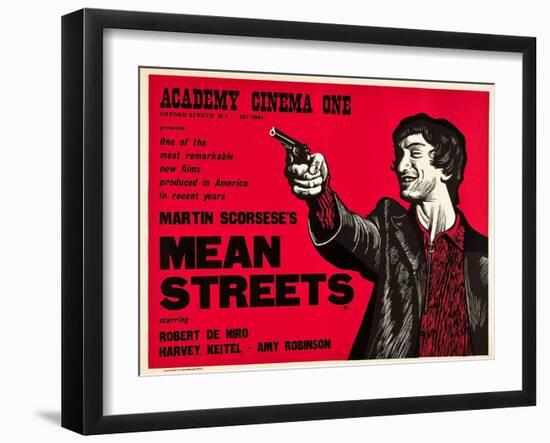 Mean Streets-null-Framed Art Print