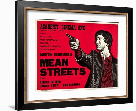 Mean Streets-null-Framed Art Print