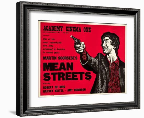 Mean Streets-null-Framed Art Print