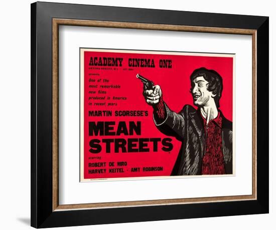Mean Streets-null-Framed Premium Giclee Print