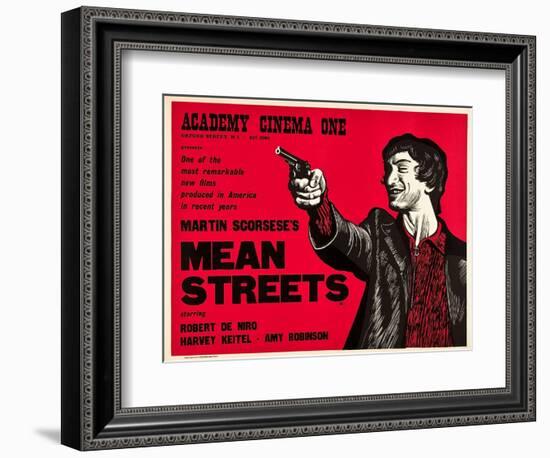 Mean Streets-null-Framed Premium Giclee Print