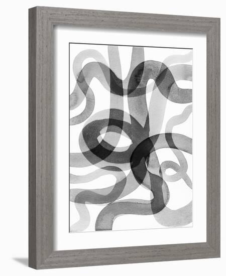 Meander III-Nikki Galapon-Framed Art Print