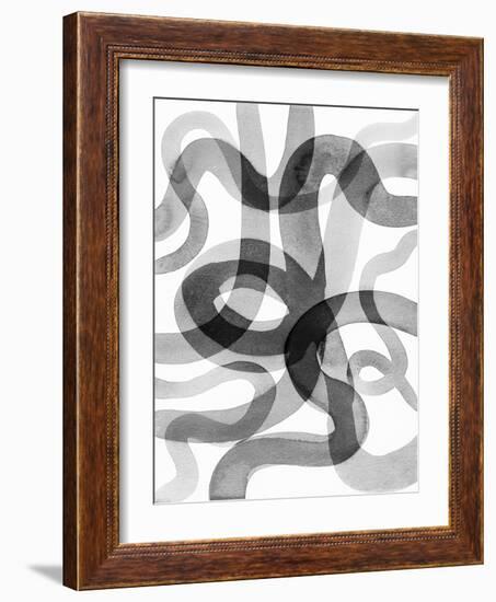 Meander III-Nikki Galapon-Framed Art Print