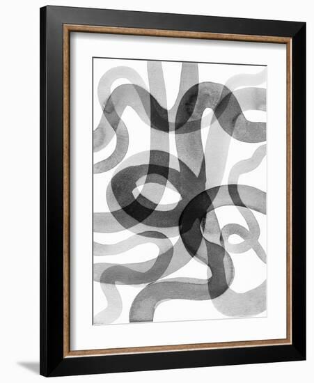 Meander III-Nikki Galapon-Framed Art Print