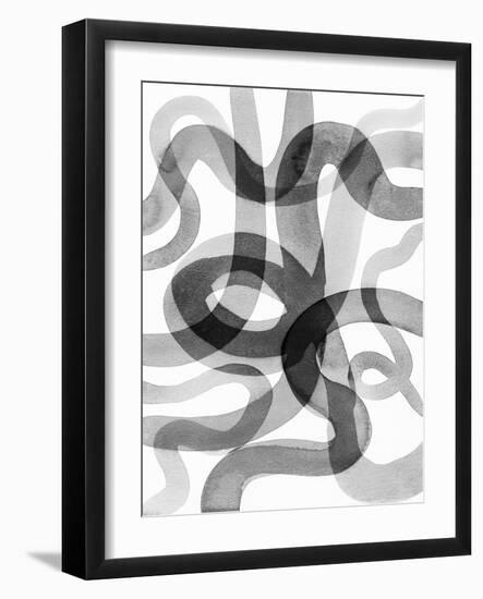 Meander III-Nikki Galapon-Framed Art Print