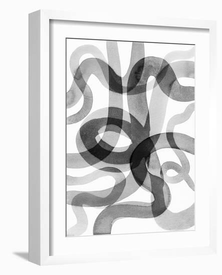 Meander III-Nikki Galapon-Framed Art Print