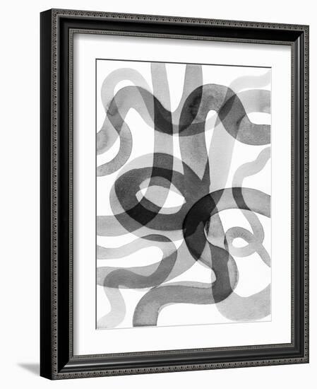 Meander III-Nikki Galapon-Framed Art Print