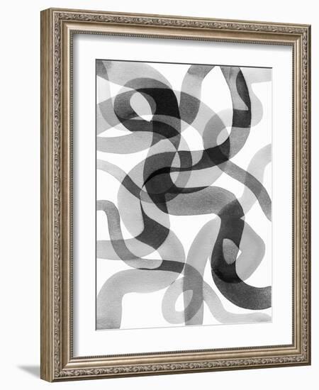 Meander IV-Nikki Galapon-Framed Art Print