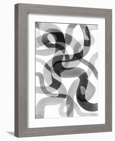 Meander IV-Nikki Galapon-Framed Art Print