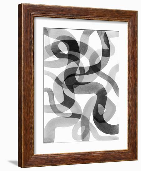 Meander IV-Nikki Galapon-Framed Art Print