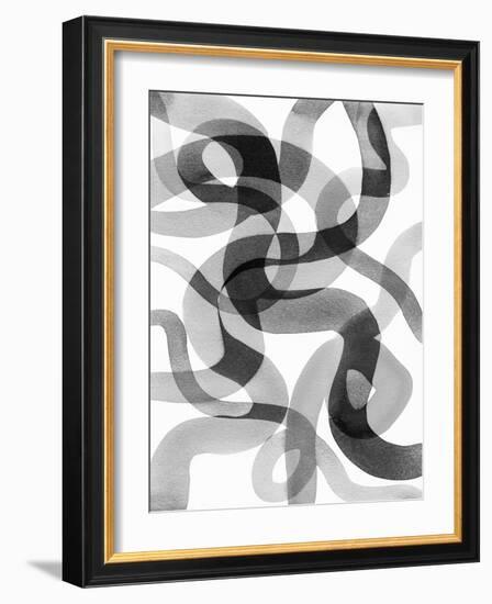Meander IV-Nikki Galapon-Framed Art Print