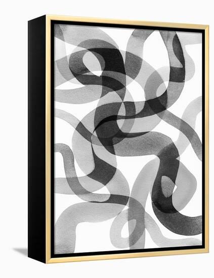 Meander IV-Nikki Galapon-Framed Stretched Canvas