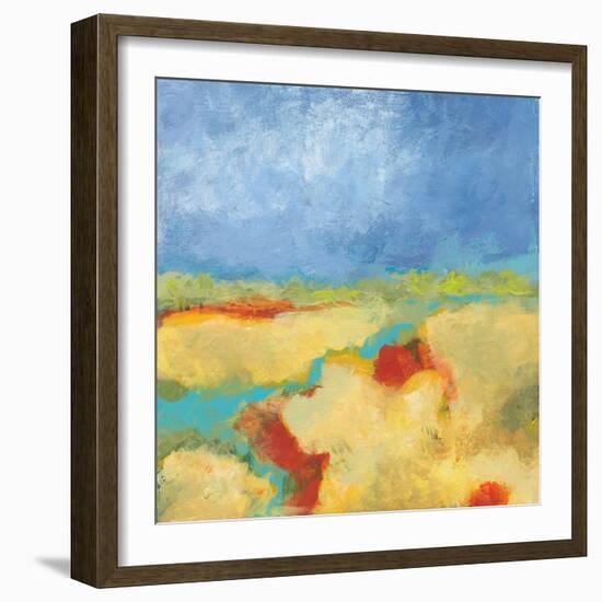 Meandering River-Jan Weiss-Framed Art Print