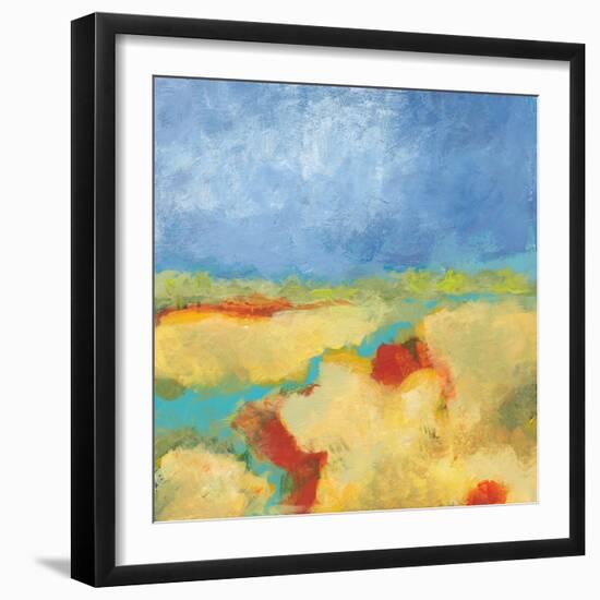 Meandering River-Jan Weiss-Framed Art Print