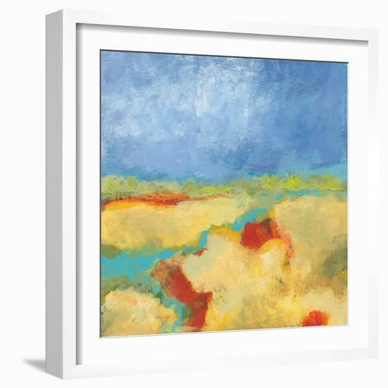 Meandering River-Jan Weiss-Framed Art Print