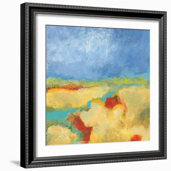 Meandering River-Jan Weiss-Framed Art Print