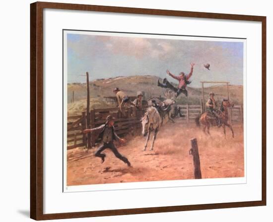 Meanwhile Back at the Ranch-Duane Bryers-Framed Limited Edition