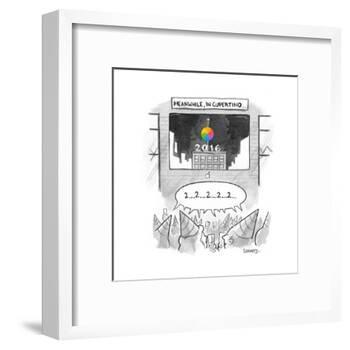 Meanwhile, in Cupertino - Cartoon-Benjamin Schwartz-Framed Premium Giclee Print