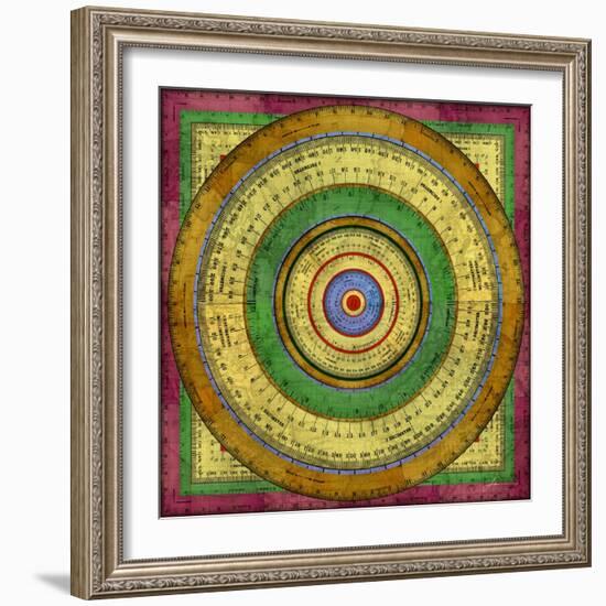 Measurement Tiles I-James Burghardt-Framed Art Print