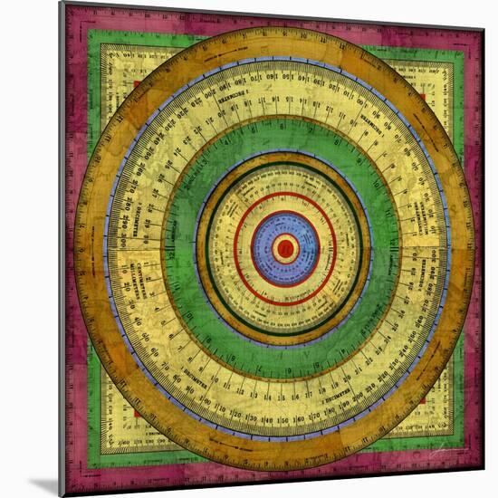 Measurement Tiles I-James Burghardt-Mounted Art Print