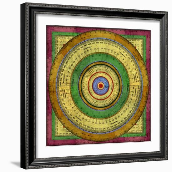 Measurement Tiles I-James Burghardt-Framed Art Print