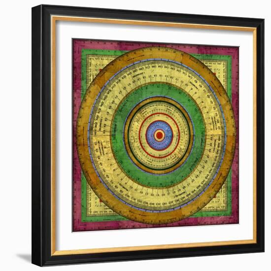 Measurement Tiles I-James Burghardt-Framed Art Print