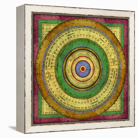 Measurement Tiles I-James Burghardt-Framed Stretched Canvas