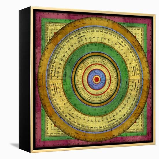 Measurement Tiles I-James Burghardt-Framed Stretched Canvas