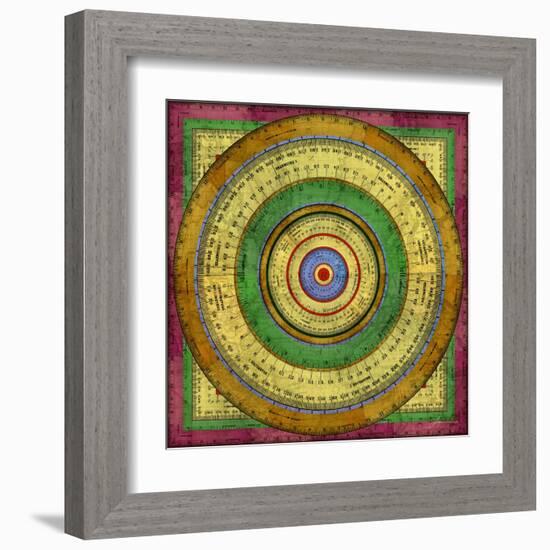 Measurement Tiles I-James Burghardt-Framed Art Print