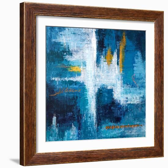 Measurement-Hyunah Kim-Framed Art Print