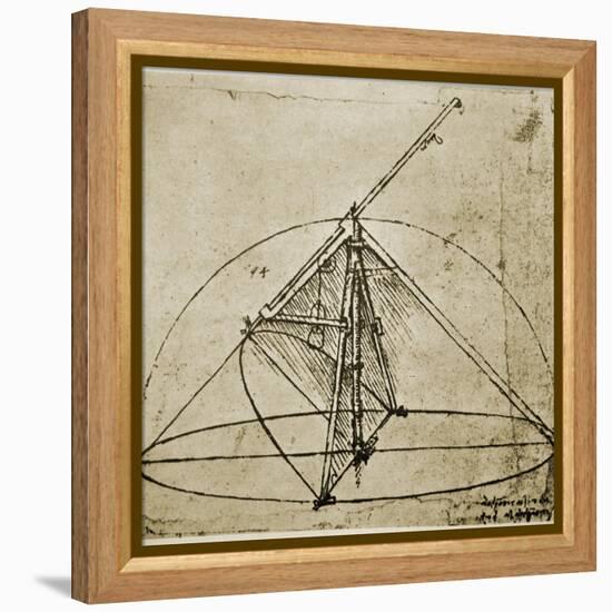 Measuring Instruments-Leonardo da Vinci-Framed Premier Image Canvas