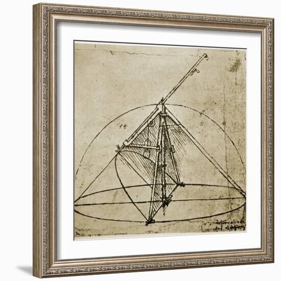 Measuring Instruments-Leonardo da Vinci-Framed Giclee Print