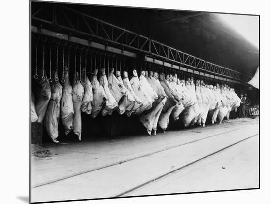 Meat in Storage, World War I-Robert Hunt-Mounted Photographic Print