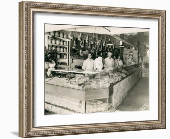 Meat Markets, 1928-Marvin Boland-Framed Giclee Print