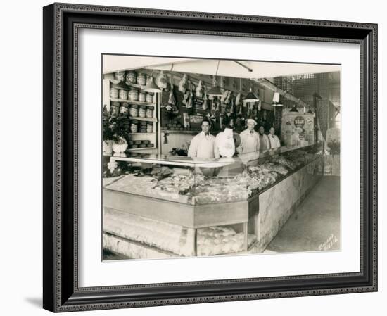 Meat Markets, 1928-Marvin Boland-Framed Giclee Print