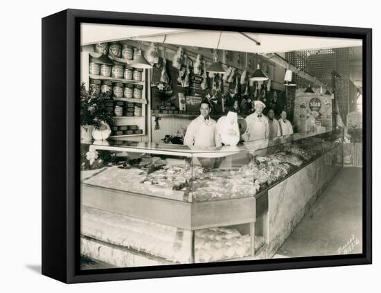 Meat Markets, 1928-Marvin Boland-Framed Premier Image Canvas