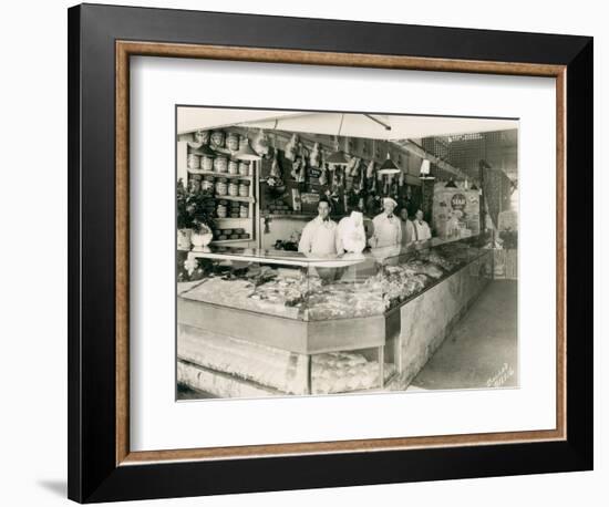 Meat Markets, 1928-Marvin Boland-Framed Premium Giclee Print