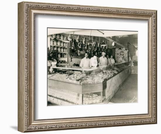 Meat Markets, 1928-Marvin Boland-Framed Giclee Print